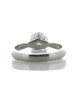Platinum Single Stone Wire Set Diamond Ring 1.01 Carats