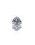 Platinum Emerald Sapphire Cluster Claw Set Diamond Ring (S1.34) 1.43