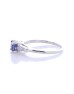 Platinum Ladies Dress Diamond And Sapphire Ring (S1.02) 0.20