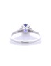 Platinum Ladies Dress Diamond And Sapphire Ring (S1.02) 0.20