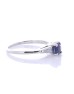 Platinum Ladies Dress Diamond And Sapphire Ring (S1.02) 0.20