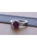 Platinum Ladies Dress Diamond And Ruby Ring (R2.47) 0.20