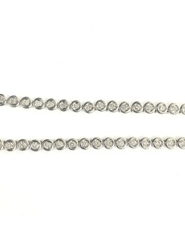 Platinum Tennis Diamond Collarate 2.00 Carats