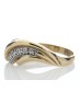 9ct Ladies Dress Diamond Ring 0.06 Carats