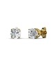 9ct Single Stone Four Claw Set Diamond Earring 0.10 Carats