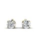 9ct Single Stone Four Claw Set Diamond Earring 0.15 Carats