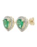 9ct Yellow Gold Other And Emerald Earring 0.20 Carats