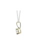 9ct Four Claw Set Diamond Pendant 0.10 Carats