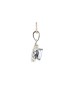 9ct Yellow Gold Diamond And Green Amethyst Pendant (GA0.75) 0.11