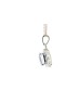 9ct Yellow Gold Diamond And Green Amethyst Pendant (GA0.75) 0.11