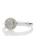 9ct White Gold Diamond Cluster Ring 0.24 Carats