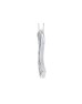 9ct White Gold Fancy Cluster S Shape  Diamond Pendant 0.11 Carats