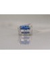 9ct White Gold Diamond And Blue Topaz Pendant (BT 0.96) 0.01