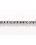 9ct White Gold Single Stone Prong Set Diamond Bracelet 1.82 Carats