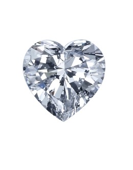 Heart Shape Diamond 0.90 Carats D SI2 GIA