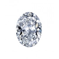 Oval Cut Diamond 1.01 Carats D SI2 GIA