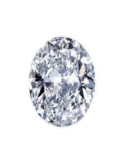 Oval Cut Diamond 1.01 Carats D SI1 IDI