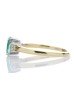18ct Yellow Gold Single Stone Claw Set With Stone Set Shoulders Diamond Ring 0.20