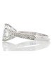 18ct White Gold Single Stone Claw Set With Stone Set Shoulders Diamond Ring (2.65) 3.00 Carats