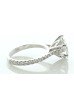 18ct White Gold Single Stone Prong Set With Stone Set Shoulders Diamond Ring 5.12