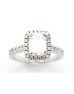 18ct White Gold Single Stone Emerald Cut Diamond Ring (1.71) 2.03 Carats