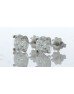 18ct White Gold LAB GROWN Diamond Earrings 4.05