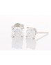 18ct White Gold Single Stone Diamond Earring 0.70 Carats