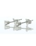 14ct White Gold Single Stone Prong Set Diamond Stud Earring 0.50