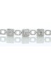 14ct White Gold Full Eternity Diamond Bracelet 3.80
