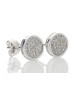 9ct White Gold Diamond Cluster Earring 0.28 Carats